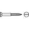 DIN97 Slotted wood screw with countersunk head Stainless steel A2